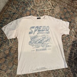 Speed Champion Vintage White Tee